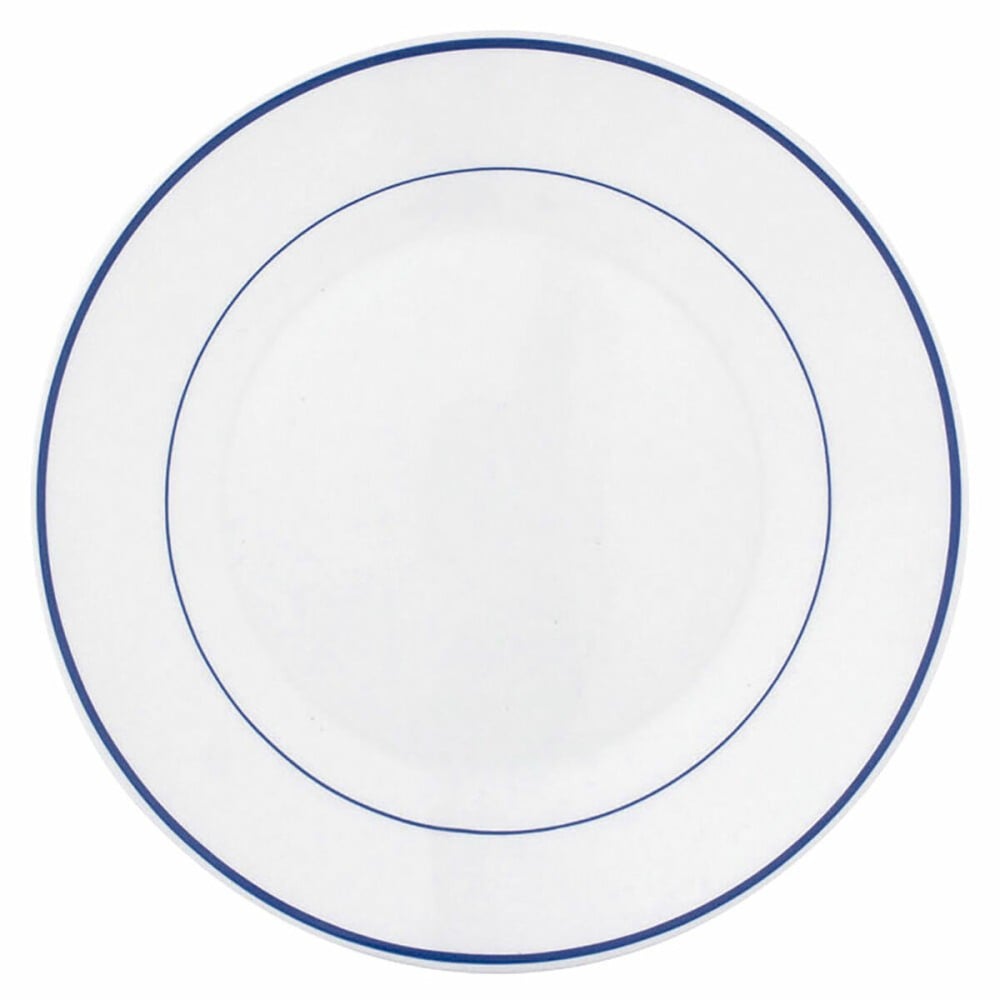 Plate set Arcoroc Restaurant Bicoloured Glass (Ø 23 cm) (6 uds)
