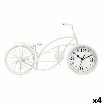 Horloge de table Gift Decor 921 Blanc Bicyclette (4 Unités)