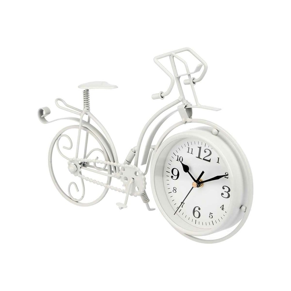 Table clock Gift Decor 916 White Bicycle (4 Units)