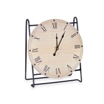 Table clock Gift Decor 22STC316-2 Black Wood (6 Units)