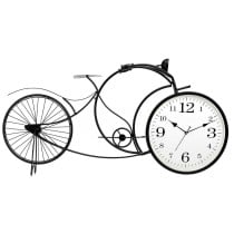 Table clock Gift Decor 926 Black Bicycle