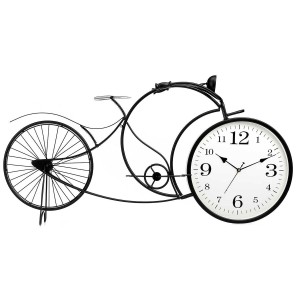 Horloge de table Gift Decor 926 Noir Bicyclette