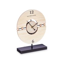 Horloge de table Gift Decor 22STC337-2 Noir Bois Balles (6 Unités)