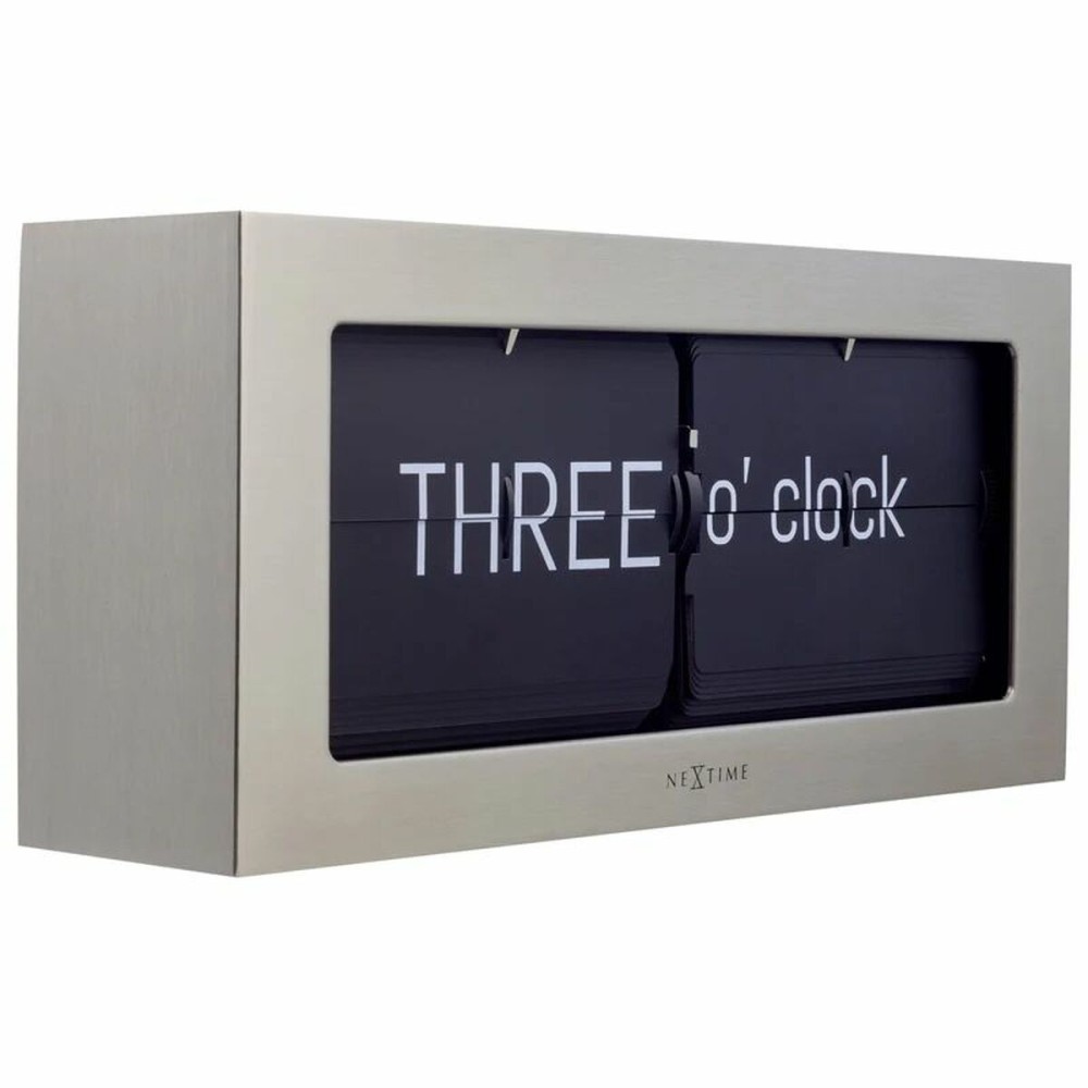 Horloge de table Nextime 5229ZI Noir Gris