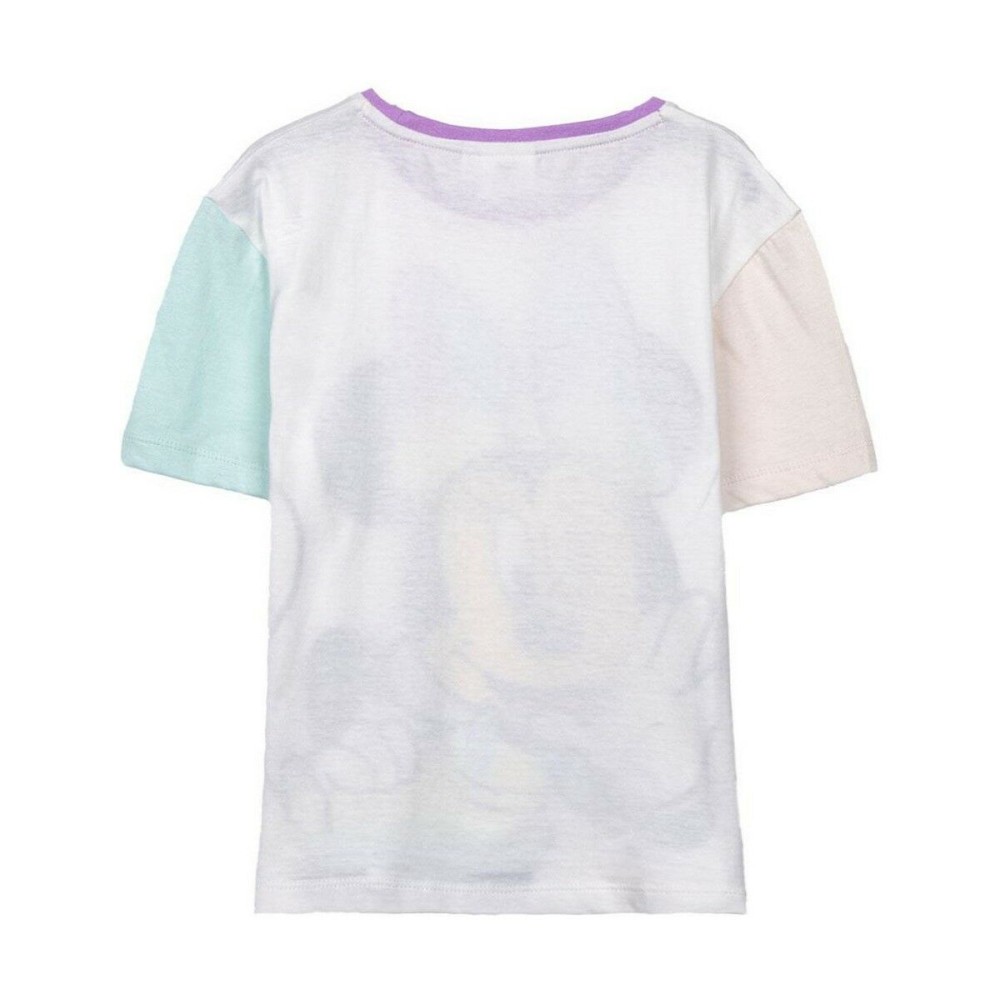 Kurzarm-T-Shirt für Kinder Minnie Mouse Dunkelgrün Bunt