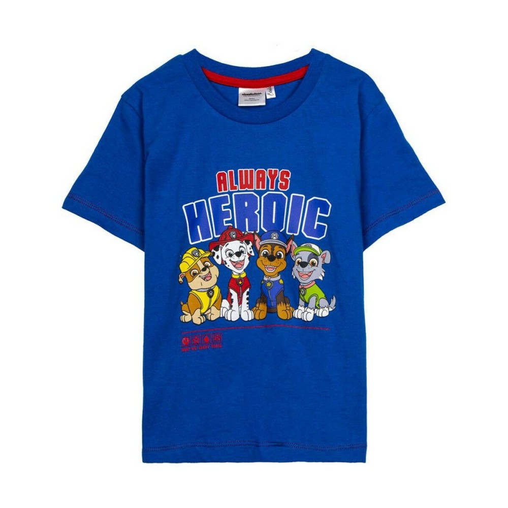 Short Sleeve T-Shirt The Paw Patrol Dark blue