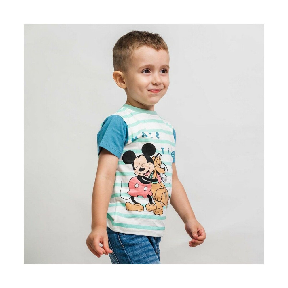 Kurzarm-T-Shirt Mickey Mouse Bunt Für Kinder