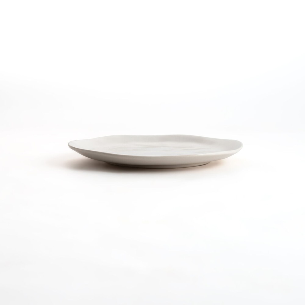 Assiette à dessert Bidasoa Cosmos Blanc Céramique Ø 20 cm (12 Unités)