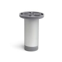 Pieds Rei 405 Mat Cylindrique Argenté Aluminium Moderne (Ø 3,9 x 10 cm)