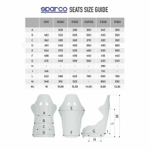 Racing seat Sparco R100 Car Black/Grey