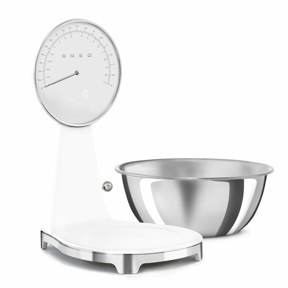 Küchenwaage Smeg KSF01WHWW Weiß 5 kg