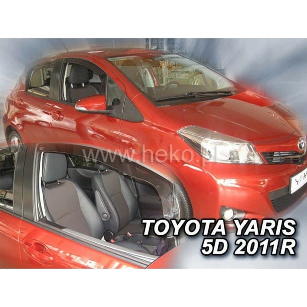 Windabweiser HEKO HO29621 TOYOTA YARIS III (XP130) Vorderseite 2 Stücke
