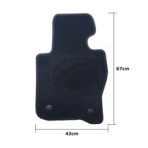 Set de tapis de voitures OCC Motorsport OCCBW0051 Bmw F32 Serie 4 Coupe 5 Pièces