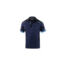 Herren Kurzarm-Poloshirt Sparco Sparco Tech Blau Marineblau XS