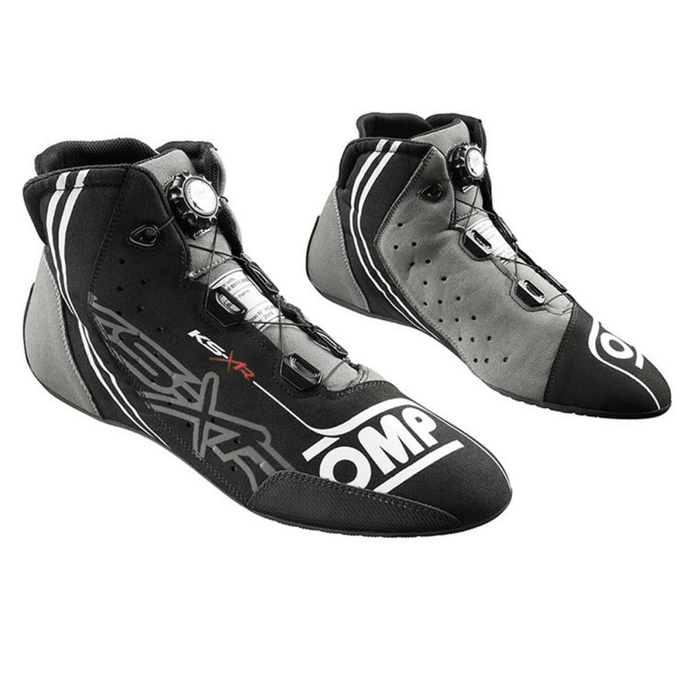 Rennstiefel OMP KS-X FIA 8877-2022 39 Schwarz Größe 39