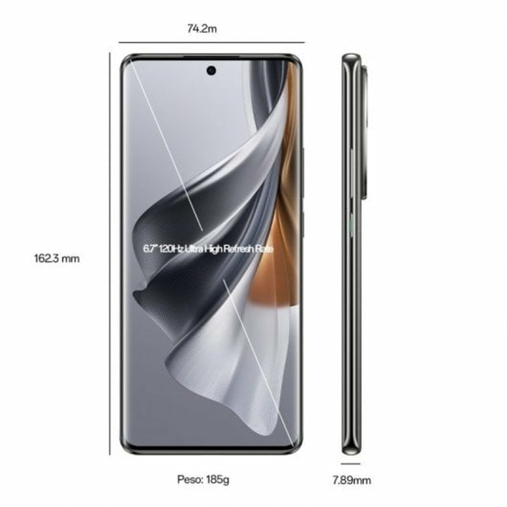 Smartphone Oppo Reno10 Pro 5G 6,7" Octa Core 12 GB RAM 256 GB Noir Argenté