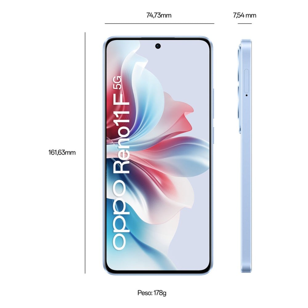 Smartphone Oppo RENO 11F 6,7" Octa Core 8 GB RAM 256 GB Bleu 5000 mAh