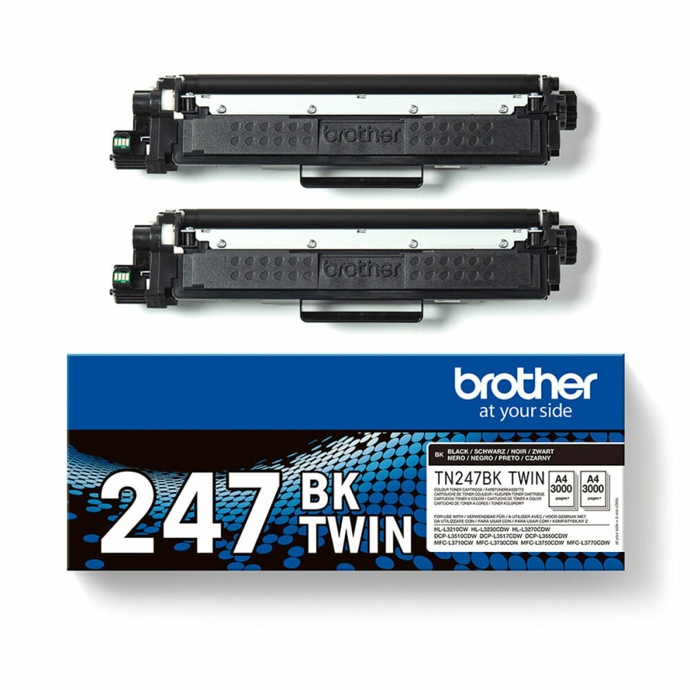 Toner original Brother TN-247BKTWIN Noir