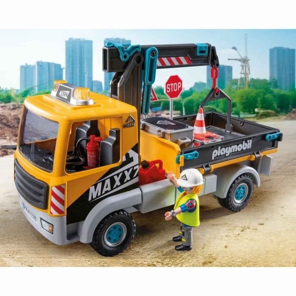 Abschlepplastwagen Playmobil 71750 Blau