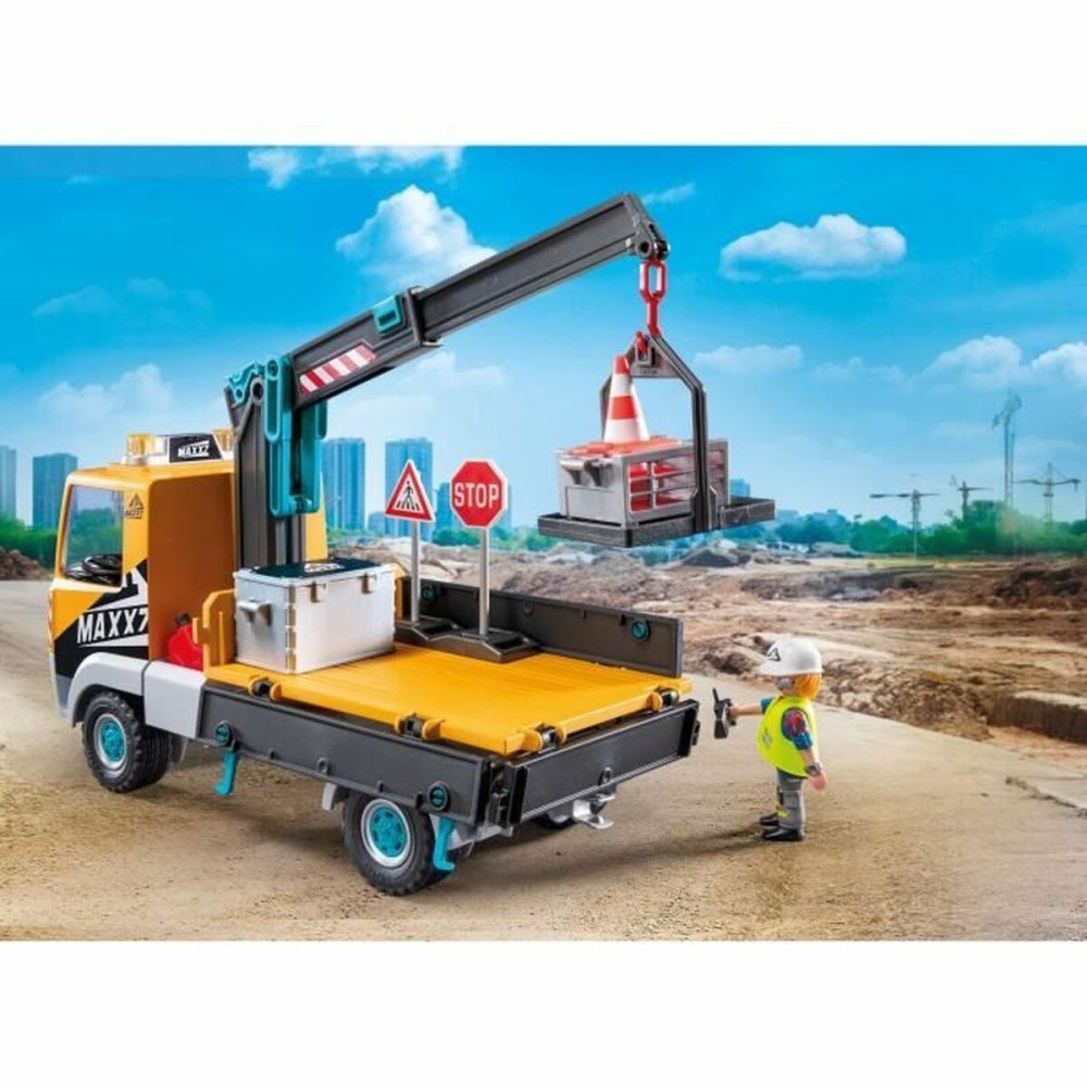 Abschlepplastwagen Playmobil 71750 Blau