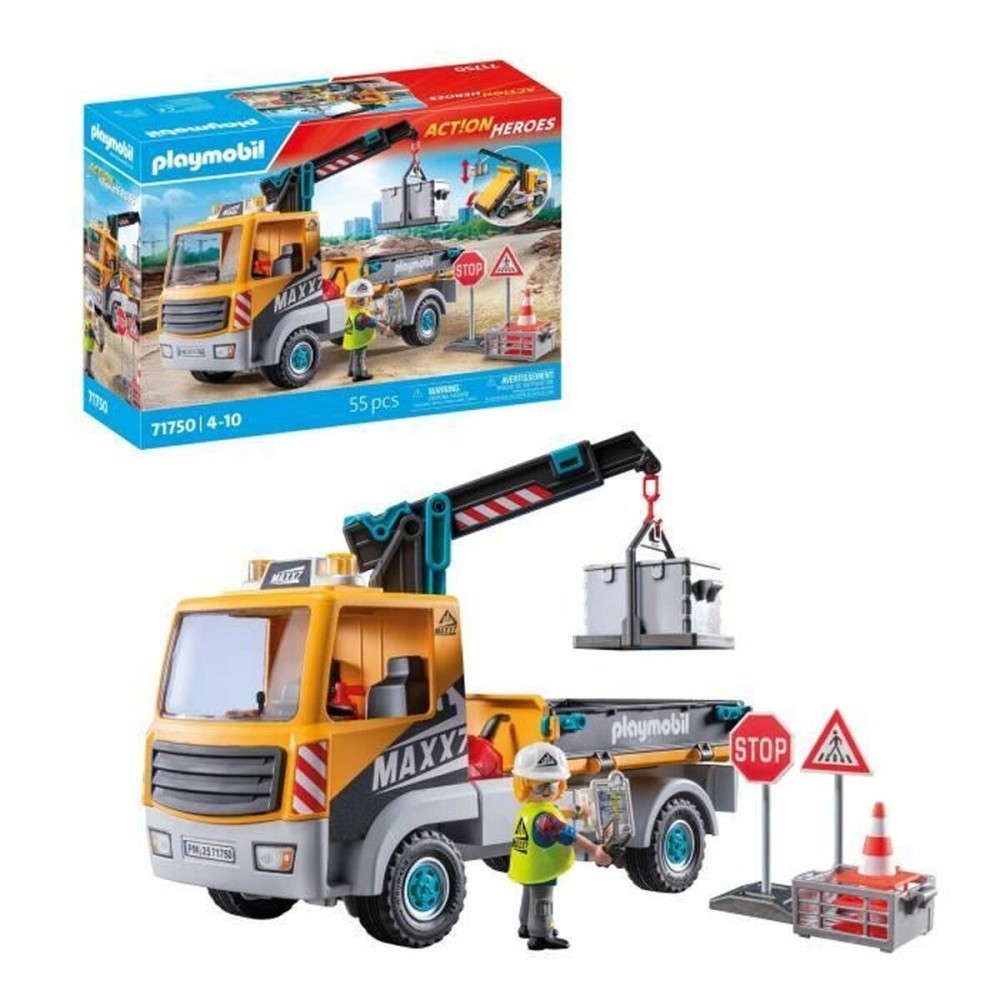 Abschlepplastwagen Playmobil 71750 Blau