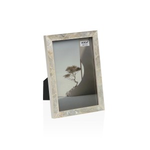 Cadre photo Versa Blanc Bois MDF 1,6 x 16,8 x 11,8 cm