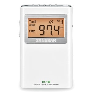 Tragbares Radio Sangean DT-160 Weiß