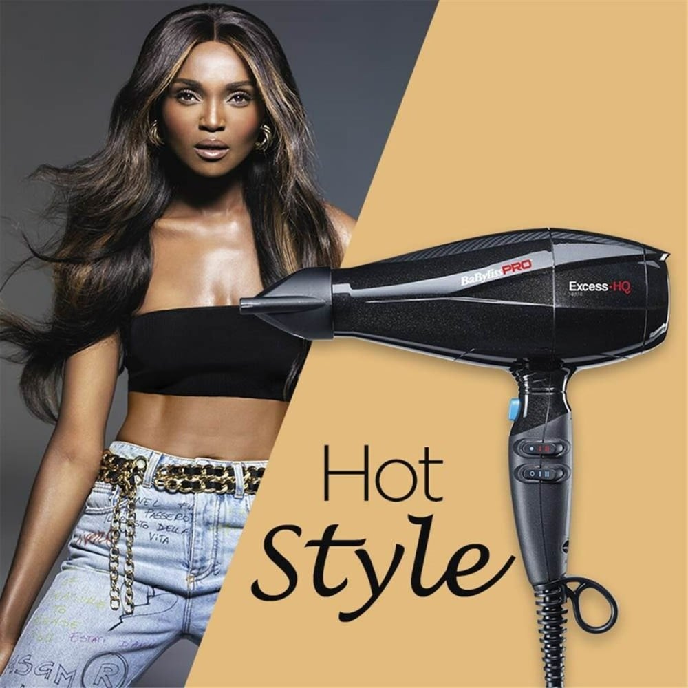 Hairdryer Babyliss Excess-HQ Black 2600 W