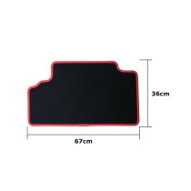 Set de tapis de voitures OCC Motorsport OCCTY0001RD Noir Toyota Auris (2007-2013) 5 Pièces