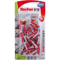 Crampons Fischer DuoPower 534993 Ø 6 x 30 mm Nylon (45 Unités)