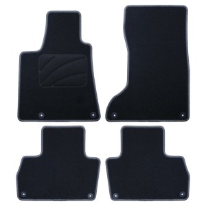 Auto-Fußmatten-Set OCC Motorsport OCCMS0003GD Schwarz Dunkelgrau Maserati Levante 2016 5 Stücke