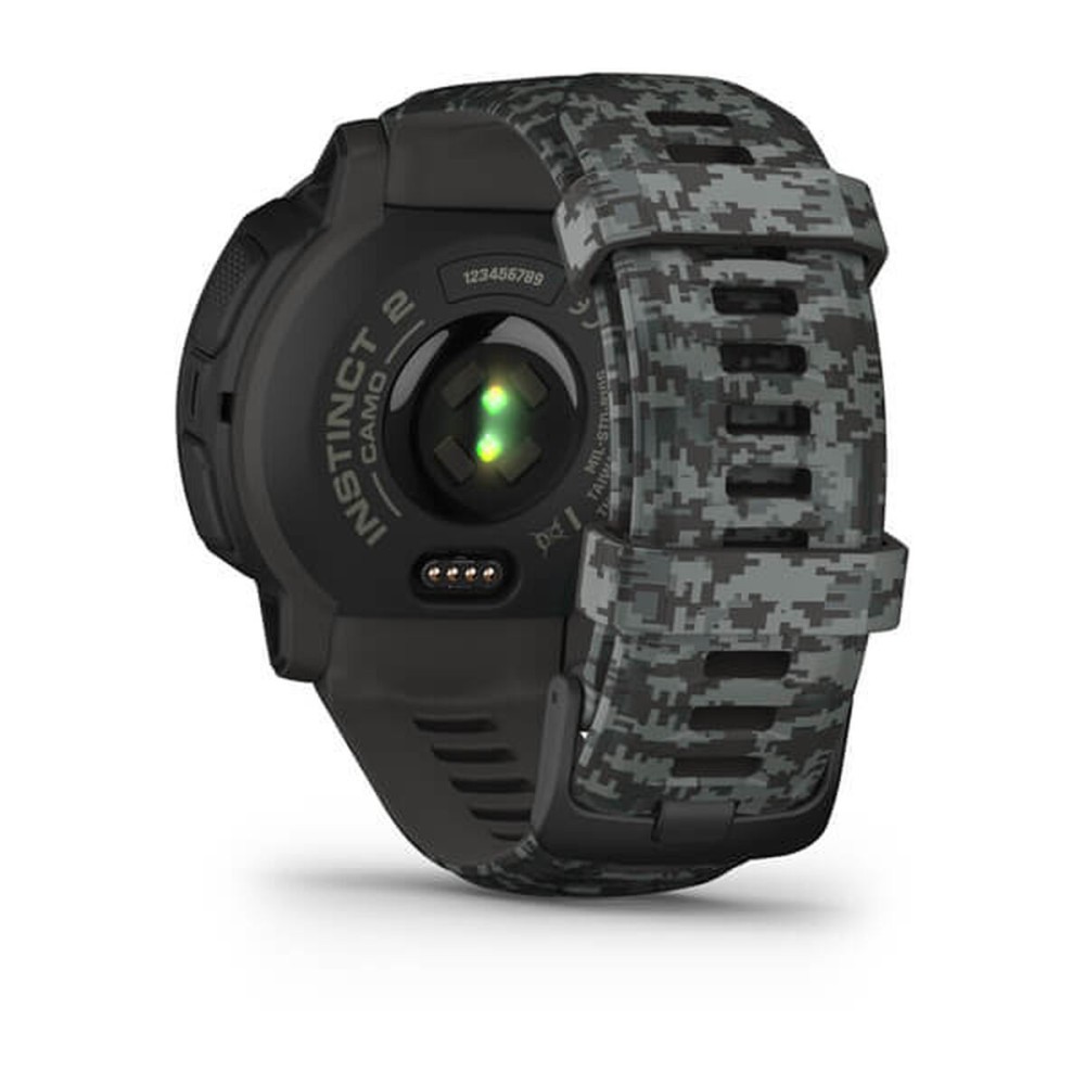 Smartwatch GARMIN Instinct 2 Camo Edition Dunkelgrau 0,9" Schwarz Graphit
