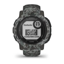 Smartwatch GARMIN Instinct 2 Camo Edition Dunkelgrau 0,9" Schwarz Graphit