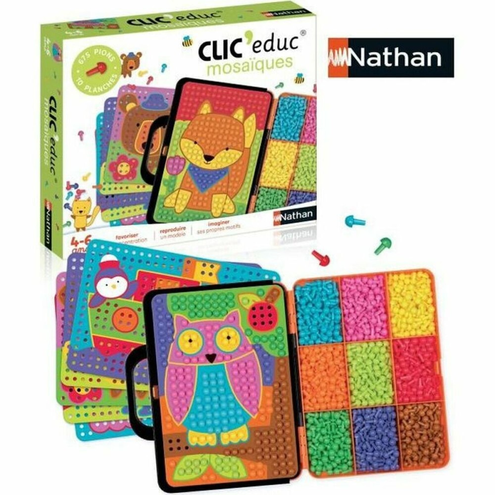 Board game Nathan Clic'Educ - Mosaiques (FR)