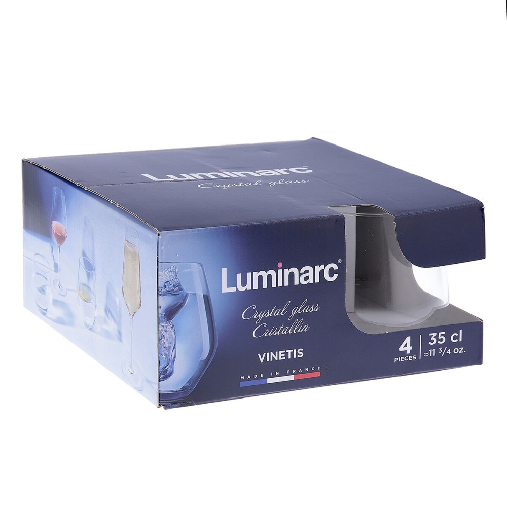Wasserglas Luminarc Vinetis Durchsichtig Glas 360 ml (4 Stück)