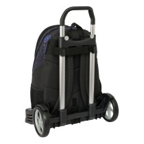 School Rucksack with Wheels Spider-Man Attack Black 32 x 44 x 16 cm