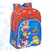 School Bag The Paw Patrol Cool Blue Red 26 x 34 x 11 cm