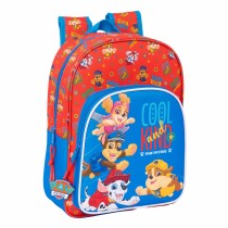 Schulrucksack The Paw Patrol Cool Blau Rot 26 x 34 x 11 cm