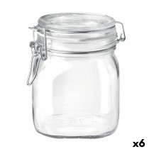 Glass Jar Bormioli Rocco Fido Transparent (6 Units)