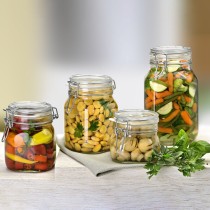 Glass Jar Bormioli Rocco Fido Transparent (6 Units)