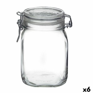 Glass Jar Bormioli Rocco Fido Transparent (6 Units)