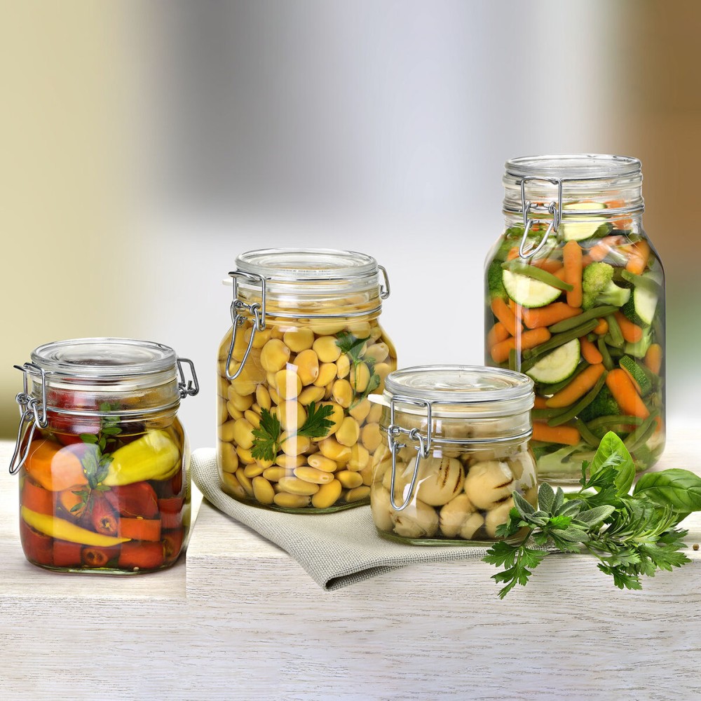 Glass Jar Bormioli Rocco Fido Transparent (6 Units)