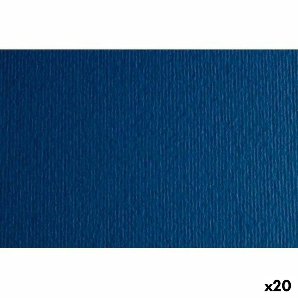 Papier carton Sadipal LR 220 Bleu 50 x 70 cm Texturisée (20 Unités)