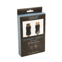 DisplayPort-Kabel iggual IGG318362 2 m Schwarz 8K Ultra HD