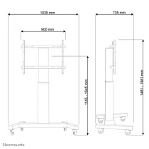 Trolley Neomounts PLASMA-M2250BLACK 
