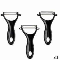 Obst- und Gemüseschäler Kinvara 86886 Schwarz Edelstahl Satz (12 Stück)