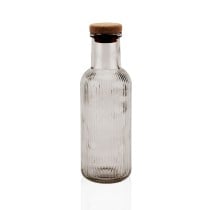Water bottle Versa Grey Glass 1 L 8,7 x 27,8 x 8,7 cm