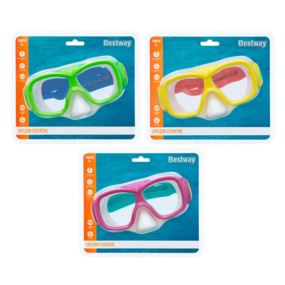 Bestway Natation Silicone Adulte Anti-buée Couleur Assortie +14 Ans Plage et Piscine 21130