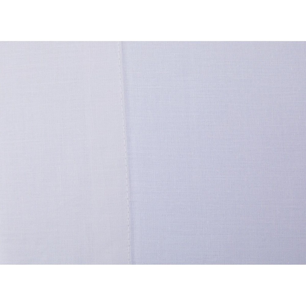 Taie d'oreiller Hosteline IRIS Blanc Lit 1 persone 144 Fils 90 cm