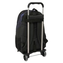 School Rucksack with Wheels Spider-Man Attack Black 32 x 44 x 16 cm